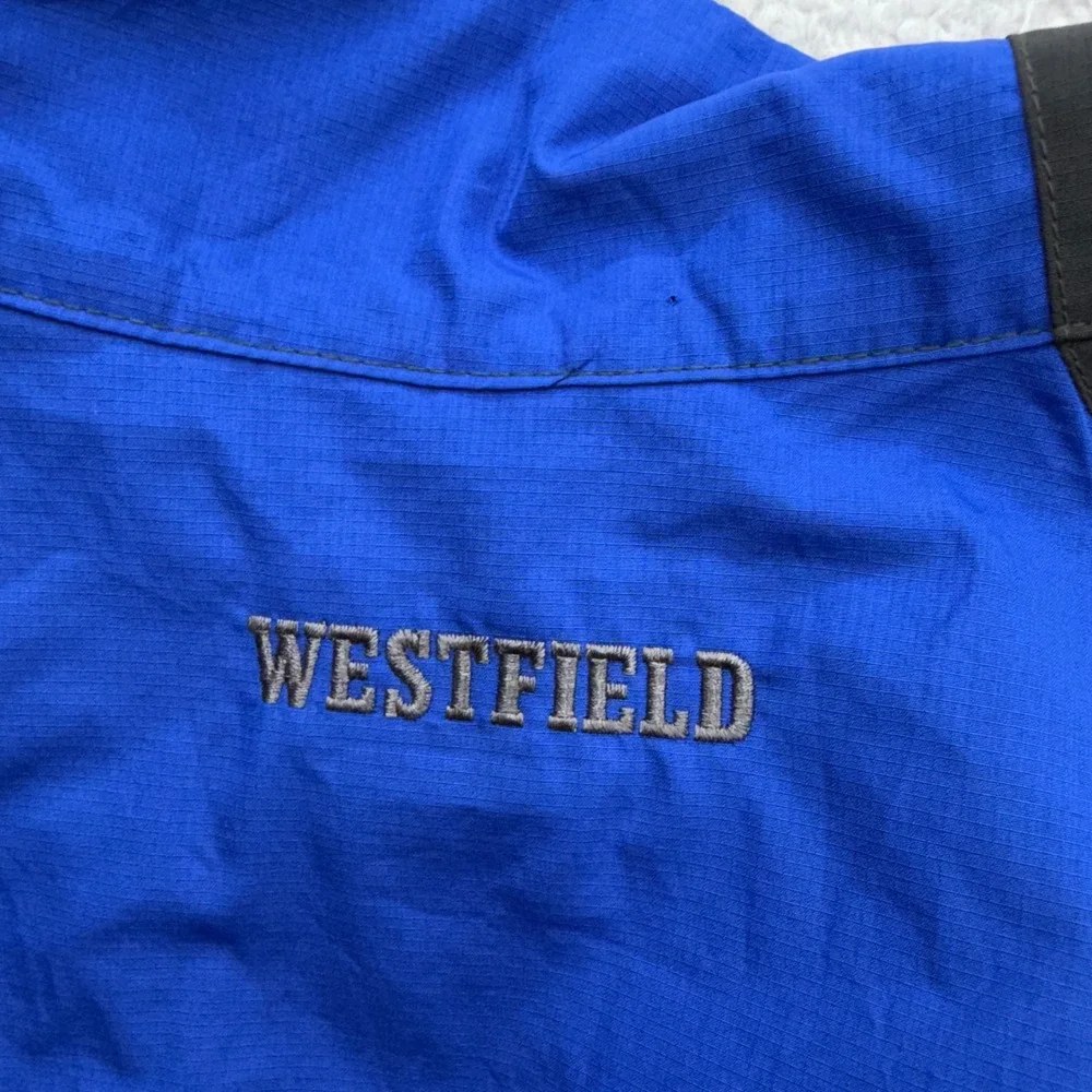 Nike Storm-Fit Mens XL Short Sleeve Quarter Zip Windbreaker Blue Grey‎ Westfield
